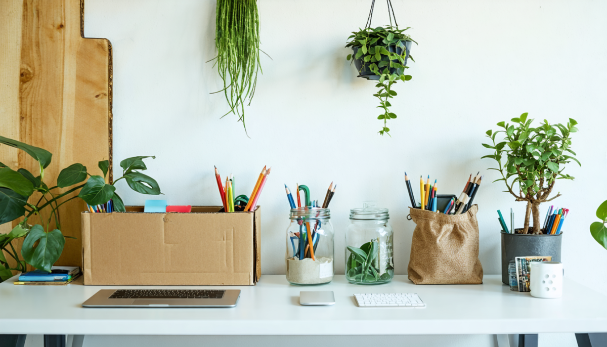 découvrez 5 astuces ingénieuses de récupération pour créer un bureau zéro déchet. adoptez un espace de travail éco-responsable et réduisez votre impact environnemental au quotidien.