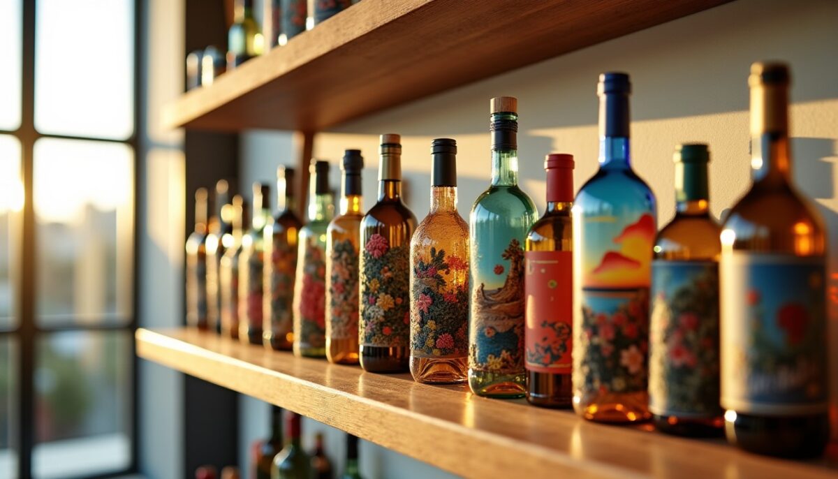 Transformez vos bouteilles de vin en œuvres d'art : 17 idées déco originales à explorer