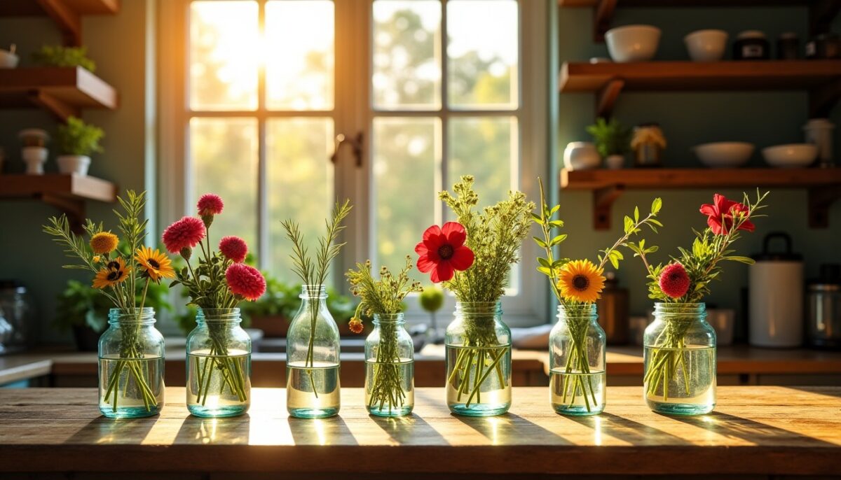 Astuces ingénieuses pour donner une seconde vie à vos pots et bocaux en verre